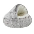thumbnail image 1 of Cama Cueva para Gatos y Perros Cama para Mascotas Chicas y Mediana | Cafe Jaspe, Small, 40cm Diametro | Espacio Acogedor con Interior Acolchado, Base Antideslizante y Funda Lavable, 1 of 4
