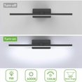 thumbnail image 4 of Luz LED para espejo NQ 9 W 6000 K 40 cm, 4 of 5