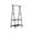 🍒 Black_Hot#2105, variant on Coat Rack Freestanding Closet Organizer Hall Tree Corner Storage, White Plastic & Stainless Steel, 62.9in High with 2 Shelves, Entryway Bedroom Space Saver