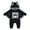 F, variant on Emy Dola My First Halloween Outfit Newborn Baby Boy Bat Jumpsuit One-Piece Infant Girl Bat Wing Hoodie Romper 0-18 Months-1Pcs