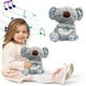 thumbnail image 1 of Juguetes para piscina, juguetes para bebés, juguetes para niños pequeños, máquina de sonidos para bebés, peluche relajante con detalles sensoriales, luces, respiración rítmica, movimiento, juguete mus, 1 of 8