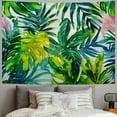 thumbnail image 2 of Creowell  Tapestry Palm Tapestry Palm Tree Leaves Wall Tapestry Watercolor Leaf Print Tapestry Green Tropical Leaves Wall Hanging Banana Leaves Tapestry for Living Room 60x50inch, 2 of 6