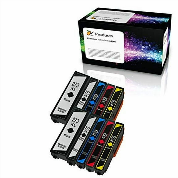 Compatible Ink Cartridge Replacement 10 Pack for Epson 273 273XL for Expression XP-520 XP-600 XP-610 XP-620 XP-800 XP-810 XP-820