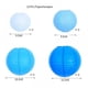 thumbnail image 5 of Faroles chinos decorativos colgantes, suministros para fiestas temáticas azules para decoración de bodas y actividades de bricolaje, faroles de papel reutilizables y duraderos que iluminan los, 5 of 5