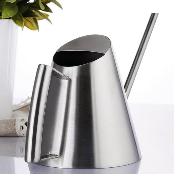 Travelwant 900ml Watering Can for Indoor Plants Garden Long Spout Brushed Stainless Steel Watering Pot