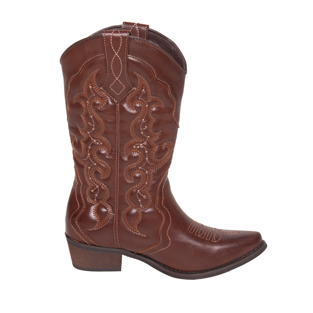 SheSole - SheSole Womens Western Cowgirl Cowboy Boots Wide Calf Shoes ...
