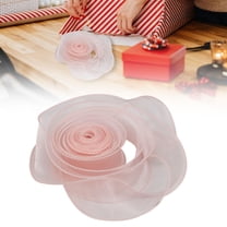 Sheer Organza Ribbon, Chrismas Chiffon Ribbons for Gift Wrapping Christmas Halloween Decoration Wedding Bouquet Crafts, 1 Roll, 1.5 In x 10 Yard