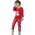thumbnail image 2 of MyFav Matching Family Christmas Pajamas Set, Xmas Holiday PJs for Women/Men/Kids, Letter Printed Loungewear Sleepwear, 2 of 7