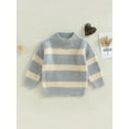 thumbnail image 2 of GXFC Little Boy Fall Sweaters 1T 2T 3T 4T 5T 6T Kids Boy Long Sleeve Contrast Color Knit Pullovers Tops Casual Autumn Knitwear Clothes for Children Boy, 2 of 9