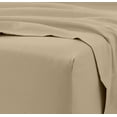thumbnail image 2 of Queen Size Flat Sheet Only - 1000-Thread-Count Pure Egyptian Cotton Single Oversized Flat Sheet, 1000TC Soft Breathabel Sateen Weave - Taupe Color, 2 of 7