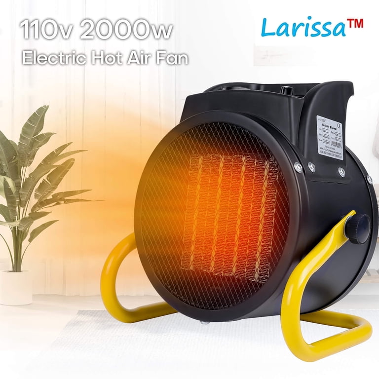 Zaqw 2000W Electric Space Heater Garage Forced Hot Air Fan Portable for  Office Home - Walmart.com