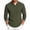 Army Green, variant on Cmfcve Button Collared Shirts for Men Casual Long Sleeve Knitted Layering Tops Regular Fit Classic Golf Shirts