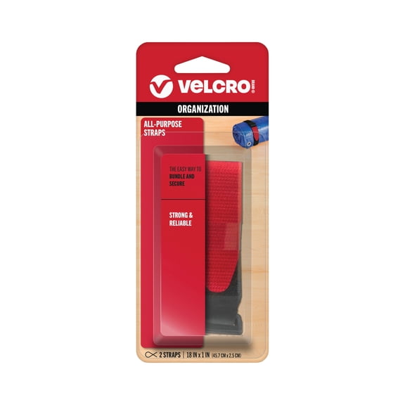 Velcro USA VELCRO Brand All-Purpose Hook & Loop Strap - Pack of 2