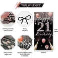 thumbnail image 2 of 21st Birthday Decor - Rose Gold Door Banner, Party  & Photo Booth Props - Fabric, Sturdy$$Electronics Accessories, 2 of 6