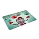 thumbnail image 1 of Alfombra antideslizante absorbente de franela festiva de Papá Noel y alce rectangular para cualquier habitación M, 1 of 7