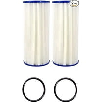 CFS 2 Pack Water Filter Cartridges with 2 O-Rings Compatible with FXHSC, R50-BBSA, R50-BB, WFHDC3001, W50PEHD, GXWH40L Models
