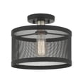 thumbnail image 1 of Livex Lighting Support Semi-Encastré Noir 1 Lumière, 1 of 4