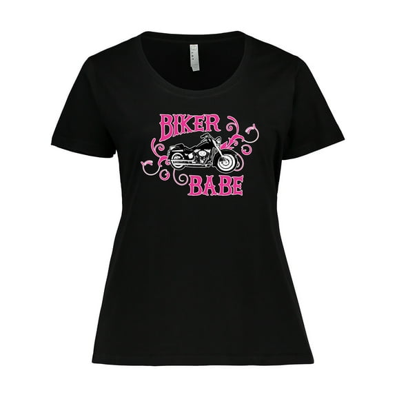 Inktastic Biker Babe Women's Plus Size T-Shirt