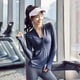 thumbnail image 3 of Chaqueta deportiva para mujer, abrigo de Yoga con cremallera, ropa de secado rápido, chaqueta deportiva, sudaderas con capucha para correr, ropa deportiva con agujero para el pulgar, Top de entrenamie, 3 of 5