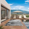 thumbnail image 3 of Grey Outdoor Rug for Patio/Deck/Porch, Non-Slip Large Area Rug 5 x 7 Ft, Modern Oil Painting Art Forest Indoor Outdoor Rugs Washable Area Rugs, Reversible Camping Rug Carpet Runner, 3 of 8