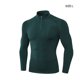 thumbnail image 4 of Sonducket Ropa interior térmica para hombre, camisetas deportivas de invierno de alta elasticidad para hombre, jersey largo con cremallera para Camisetas Verde oscuro Sonducket AP013564-08, 4 of 6