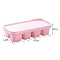 thumbnail image 6 of Mdesiwst Ice Cube Tray Stackable Easy to Release Mini Visible Lid Design Ice Cube Mold for Summer, 6 of 8
