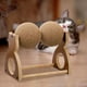 thumbnail image 3 of Platos Giratorios Interactivos Para Gatos, Soporte Para Pulir Garras, Gatitos, Perros, Hogar, Madera, 3 of 8