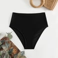 thumbnail image 2 of Amzcrzy Women's Bikini Bottoms High Waisted Swim Shorts with Pockets Plus Size Bathing Suit Bottoms Long Board Shorts, 2 of 8