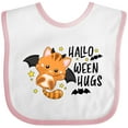 thumbnail image 3 of Inktastic Halloween Hugs with Cute Vampire Cat Bat Boys or Girls Baby Bib, 3 of 4