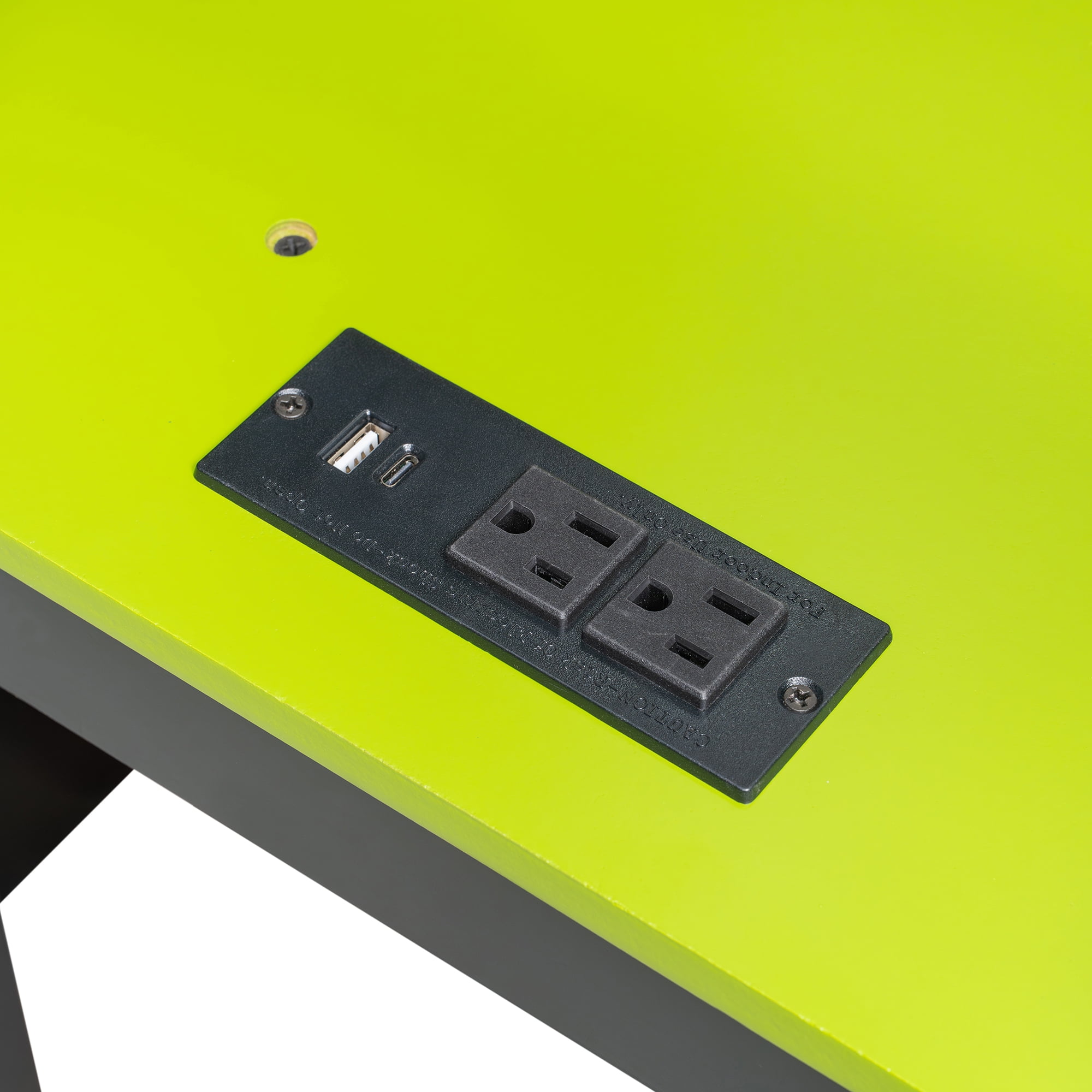 Aukfa Full Size Loft Bed with Desk, Wardrobe, USB Port and RGB Lights, Wood Gaming Loft Bed for Kids Teens Adults, Green