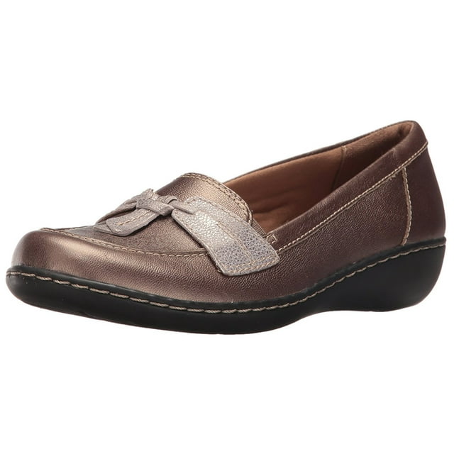 Clarks Mocassins pour Femmes Ashland Bubble en Cuir à Bout Fermé