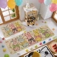 thumbnail image 1 of Uuiauoio Easter Kitchen Rug Set of 2, Spring Easter Eggs Bunny Non Slip Kitchen Mats for Floor Happy Easter Home Decor Kitchen Floor Rugs for Hallway Laundry Room, 1 of 6