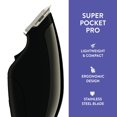 thumbnail image 4 of Kit de aseo para mascotas Wahl Super Pocket Pro, negro y cromado, 4 of 9