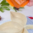 thumbnail image 4 of unbranded 6Ud Platos Para Dips Con Forma De Hoja Beige Para Salsas Y Condimentos En Hogar, 4 of 6