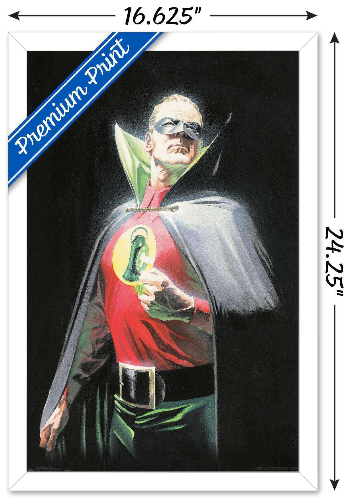 DC Comics - The Green Lantern - Portrait Wall Poster, 14.725" x 22.375", Framed