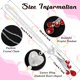 thumbnail image 2 of Bling Heart Diamond Car Accessories, Crystal Car Rear View Mirror Charms, Lucky Hanging Interior Ornament Pendant (9.8 pulgadas, rojo) JAMW Sencillez, 2 of 5