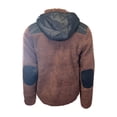 thumbnail image 3 of Jack &amp; Jones Men's Maroon Jacket Authentic Sherpa Teddy Fleece (S04), 3 of 12