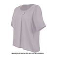 thumbnail image 3 of Blusa George para Dama, Manga Corta Pliegue y Botones Laterales Hueso T 38, 3 of 4