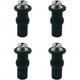 thumbnail image 1 of Tornillos para tapa de inodoro, paquete de 4 tornillos de plástico para asiento de inodoro, tornillos universales de goma para cubierta de asiento de expansión, pieza de fijación superior de, 1 of 5