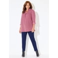 thumbnail image 2 of Catherines Women's Plus Size Petite Breezeway Half-Zip Tunic, 2 of 6