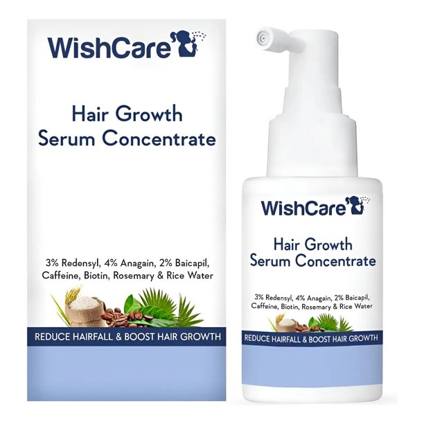 Sérum Capilar Fortalecedor y de Crecimiento – Con Extracto de Romero, 3% Redensyl, 4% Anagain, 2% Baicapil, Cafeína, Biotina y Agua de Arroz – Tratamiento para el Cabello