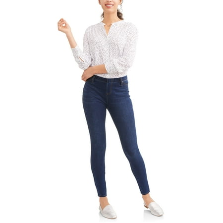 Women's Full Length Soft Knit Color Jegging (Best Jeans For Full Thighs)