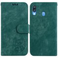 thumbnail image 2 of Compatible with Samsung Galaxy A40 Embossed Cute Tiger Flip Folio Wallet Case Card Pocket Holder Cover, 2 of 5