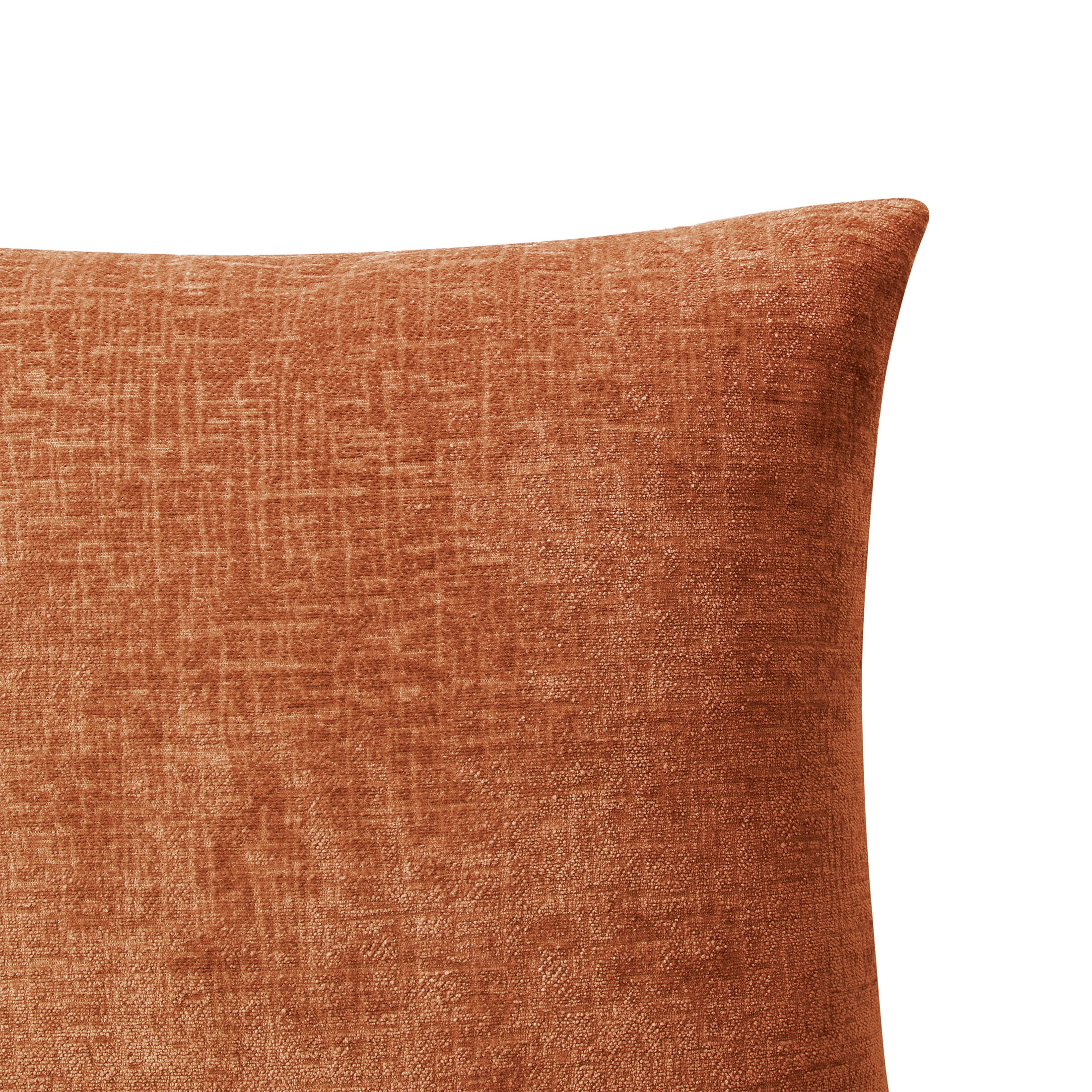 Mainstays 18" x 18" Orange Solid Chenille Decorative Pillows (2 Count) - Fall Pillows