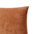 thumbnail image 4 of Mainstays 18" x 18" Orange Solid Chenille Decorative Pillows (2 Count) - Fall Pillows, 4 of 5