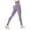 Yoga 111#Purple, variant on WAYUTE Womens Leggings Tummy Control Non See Through Seamless Push up Solid Color Stretchy Fit Trousers for Gym Fitness S