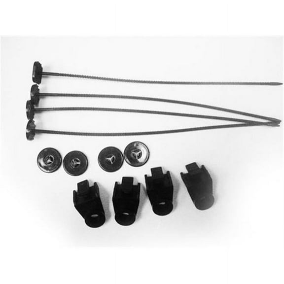 Racing Power R1019 12V Universal Fan Tie Rod Threw Radiator Mounting Kit