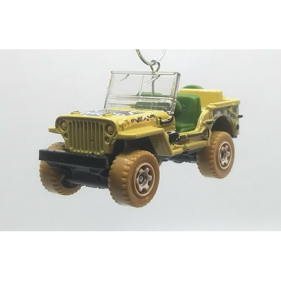 Christmas Ornament for Jeep Willys Chrysler Desert Tan