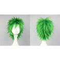 thumbnail image 6 of Unique Bargains Wigs for Women 13" Green Wigs with Wig Cap Straight Hair, 6 of 6