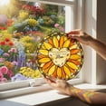 thumbnail image 1 of weibbin Acrylic Stained Glass Sunflower Hanging Ornament Memorial Gift for Mom Window Decor, 1 of 6
